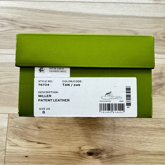 ☀️NEW☀️Tory Burch Miller Sandals Tan 8 - Picture 12 of 12